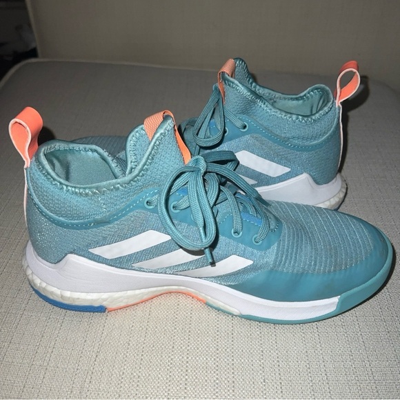 Adidas CrazyFlight Mid Indoor Sports Volleyball  Sneakers Size 6.5 Pulse Blue - Picture 8 of 11